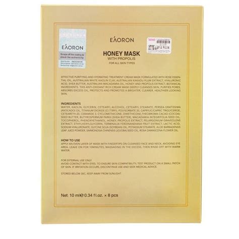 Eaoron Manuka Honey Mask (8 Piece) kUcoA .